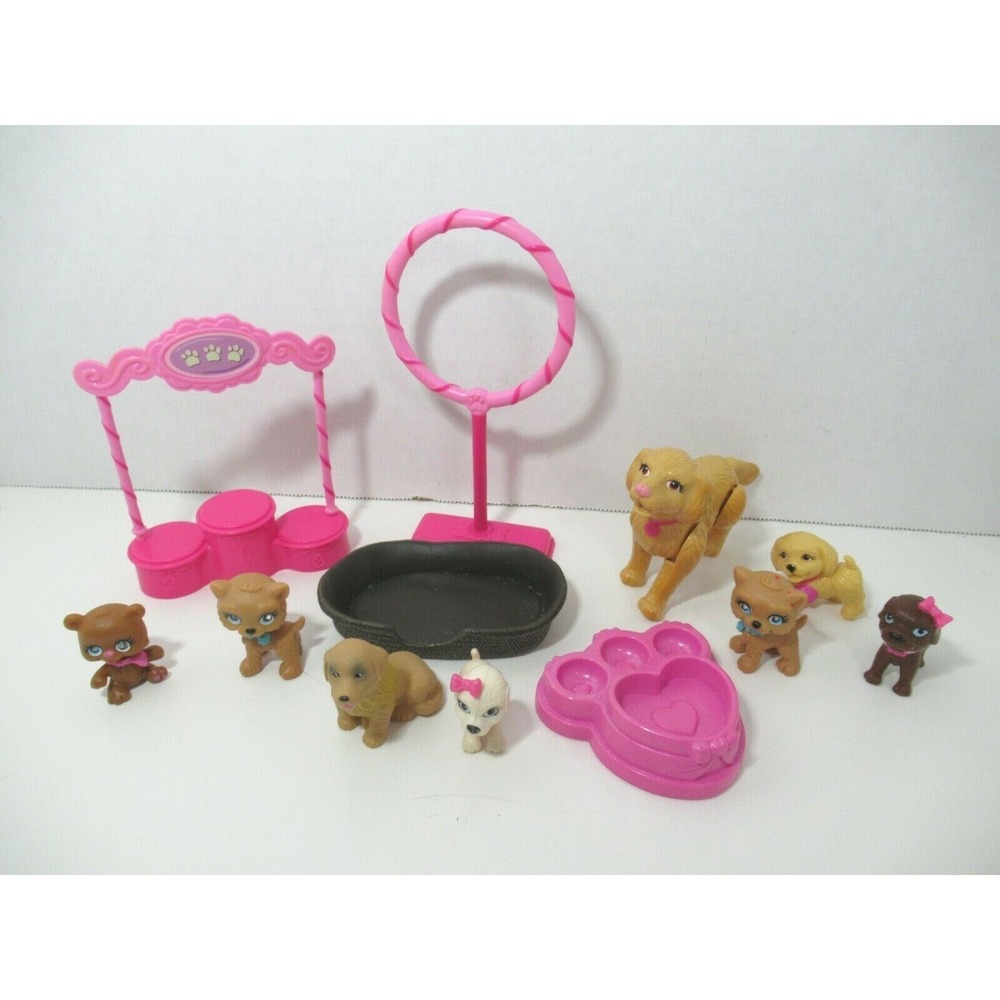 Barbie Mattel Assorted Pet puppy dog show obstacle course ring mixed lot